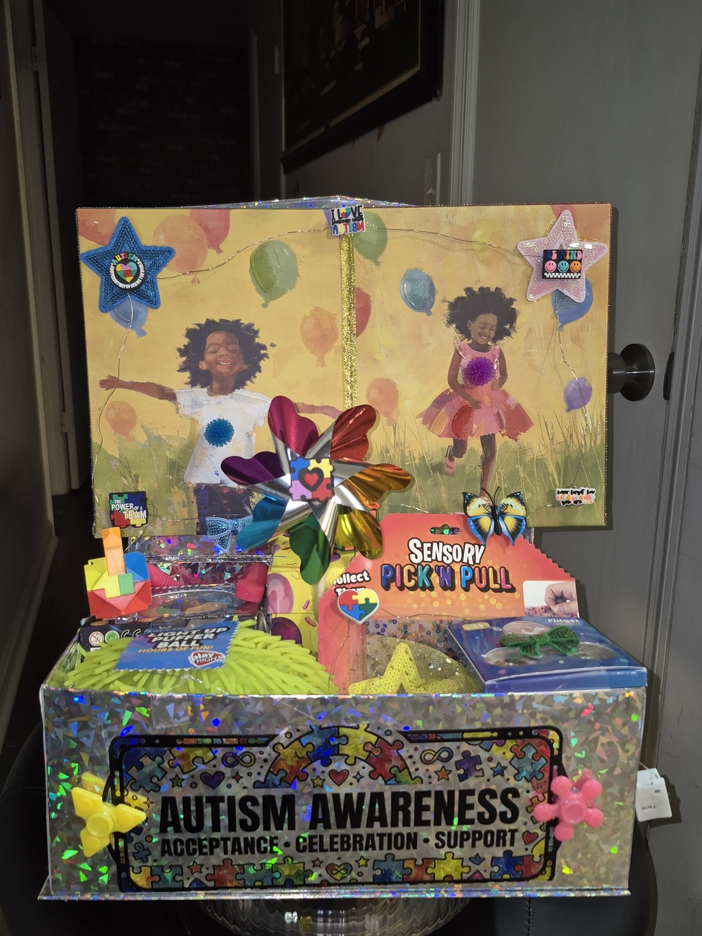 Autism Awareness Sensory Toy Box - Multicolor